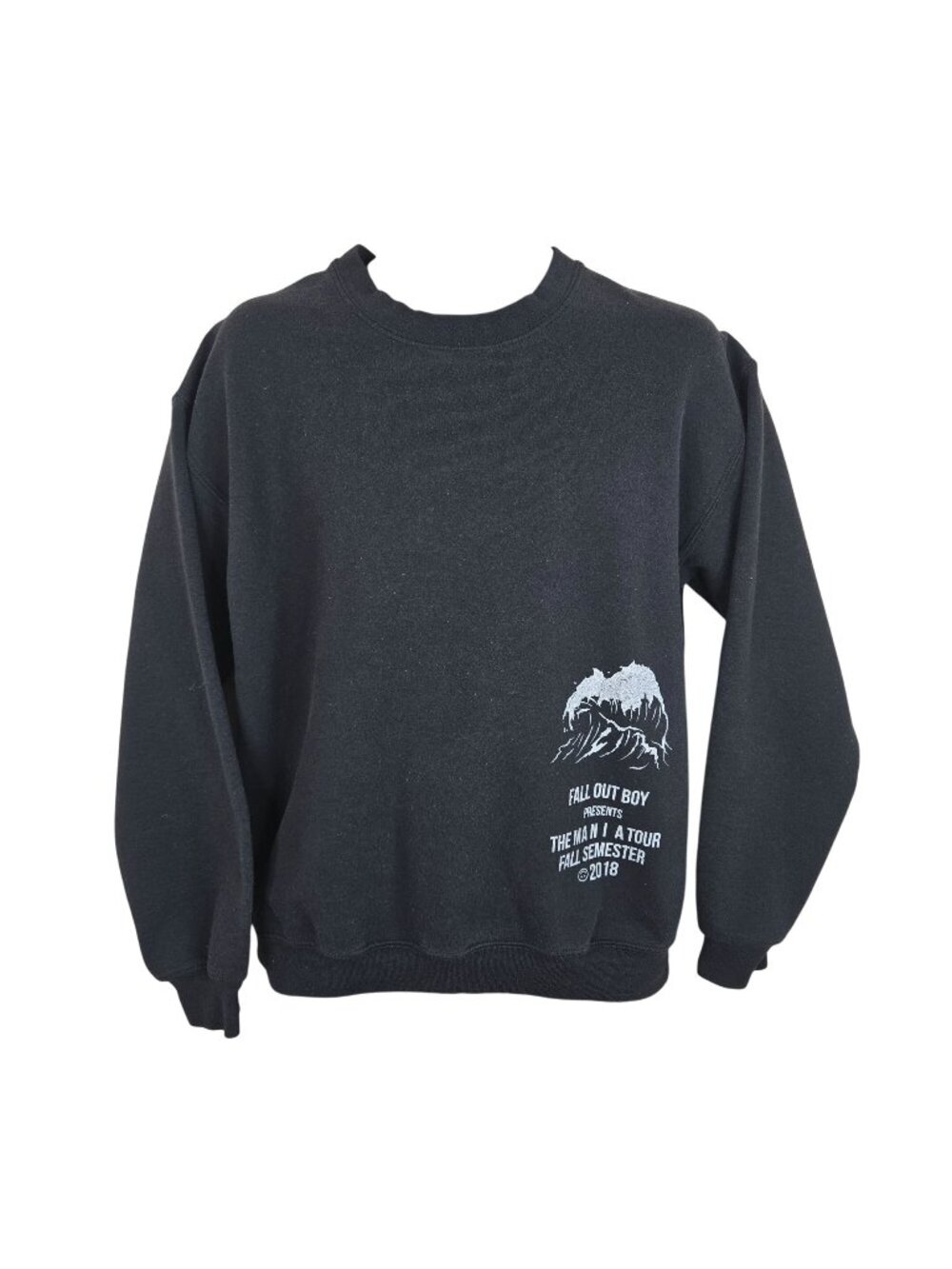 Fall Out Boy The Man I A Tour Fall Semester 2018 Black Sweatshirt Mens M